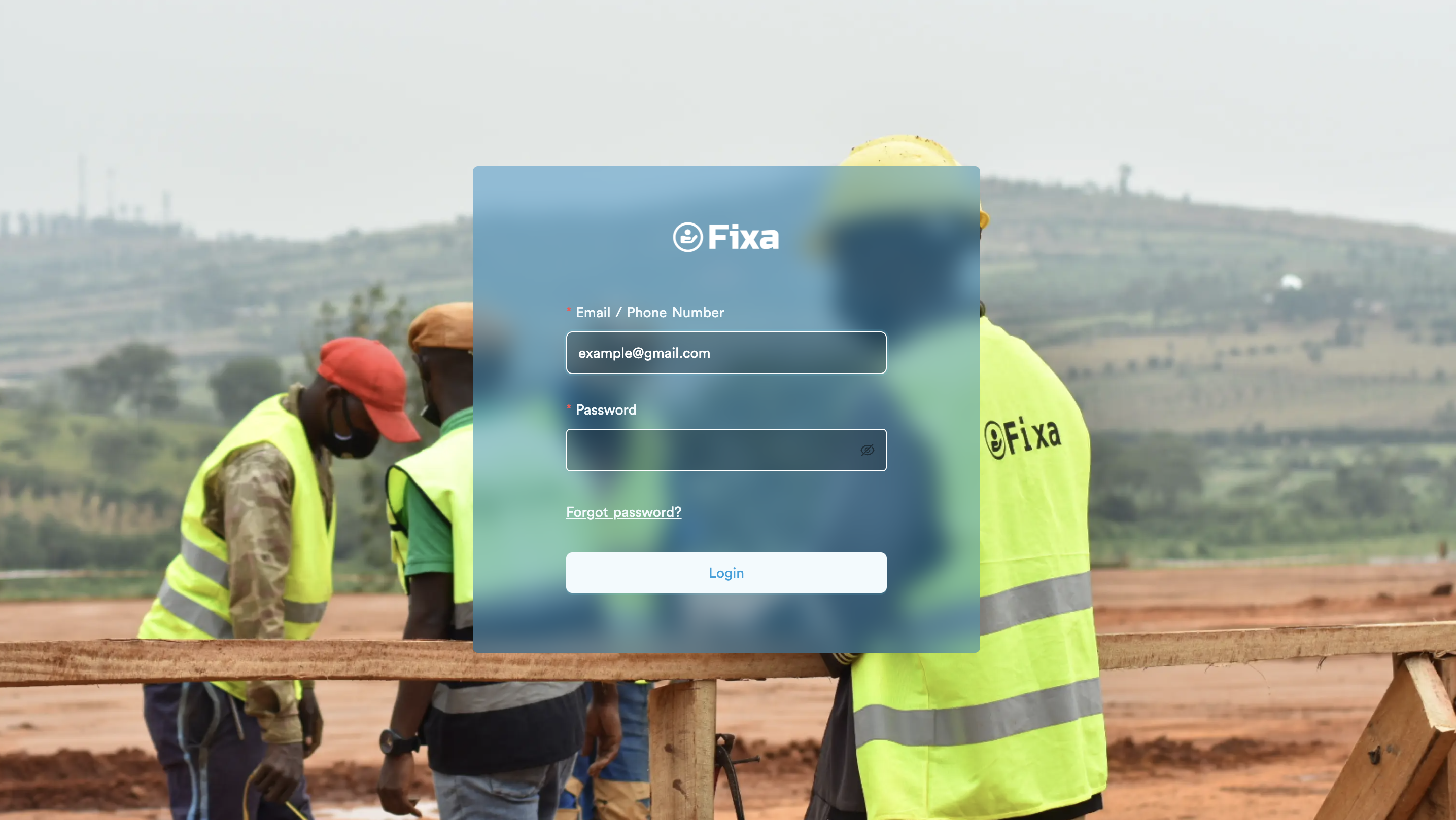 Fixa Admin panel